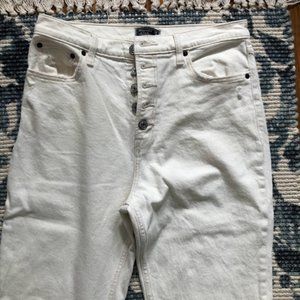 White Abercrombie Jeans